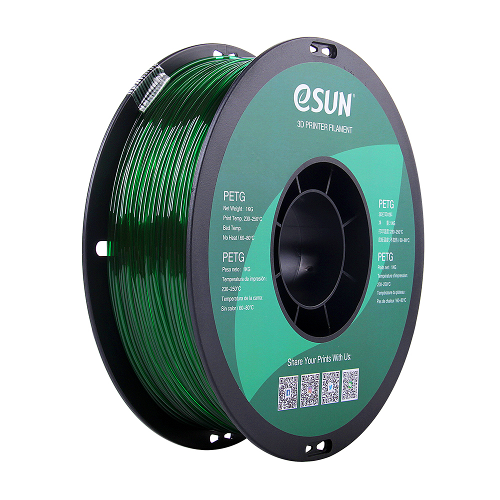 Materials - eSUN Filament PETG - Green (1.75mm)