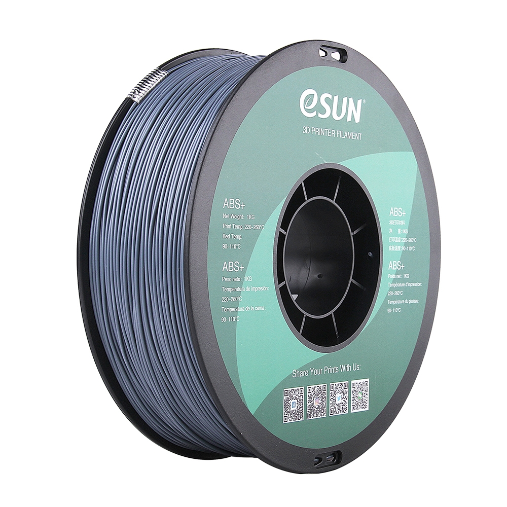 Materials - eSUN Filament ABS+ - Grey (1.75mm)